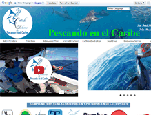 Tablet Screenshot of pescandoenelcaribe.com